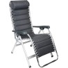 HOLLY CRESPO Relax armchair AP232 DL Deluxe aluminium black