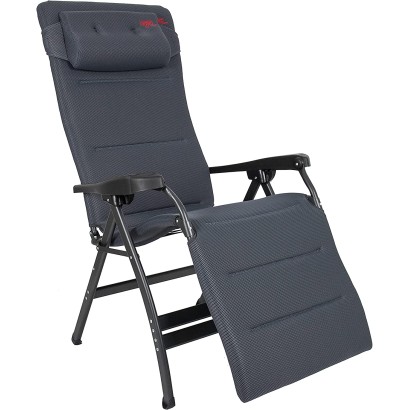 HOLLY CRESPO Camping chair AP 252 XL Air Deluxe Ergonomic grey