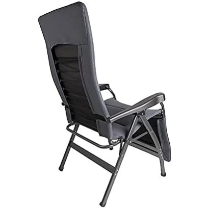 HOLLY CRESPO Camping-Stuhl AP 252 XL Air Deluxe Ergonomic grau