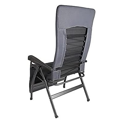 HOLLY CRESPO Camping-Stuhl AP 252 XL Air Deluxe Ergonomic grau