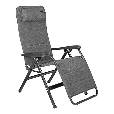 HOLLY CRESPO Relaxstuhl AP234 Supreme Tex Aluminium, grau