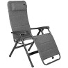 HOLLY CRESPO Relax chair AP234 Supreme Tex aluminium, grey