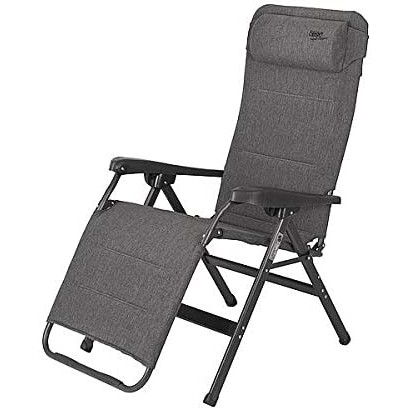 HOLLY CRESPO Relax chair AP234 Supreme Tex aluminium, grey
