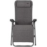 HOLLY CRESPO Relax chair AP234 Supreme Tex aluminium, grey