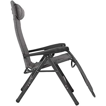 HOLLY CRESPO Relaxstuhl AP234 Supreme Tex Aluminium, grau