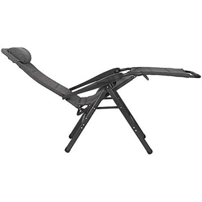 HOLLY CRESPO Relaxstuhl AP234 Supreme Tex Aluminium, grau