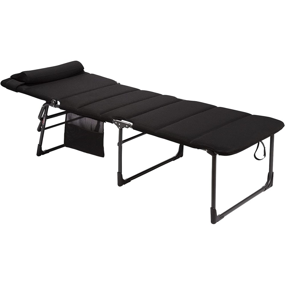 HOLLY CRESPO Sonnenliege Liegestuhl AP363 XL Air Deluxe, schwarz