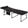 HOLLY CRESPO Sun lounger deck chair AP363 XL Air Deluxe, black