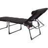 HOLLY CRESPO Sonnenliege Liegestuhl AP363 XL Air Deluxe, schwarz