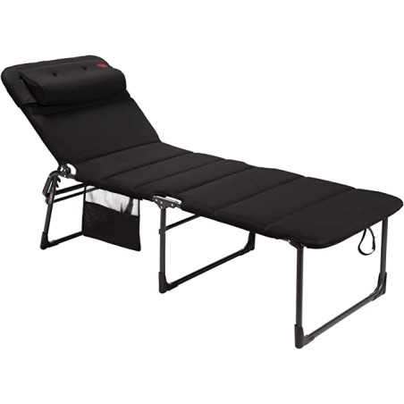 HOLLY CRESPO Sonnenliege Liegestuhl AP363 XL Air Deluxe, schwarz