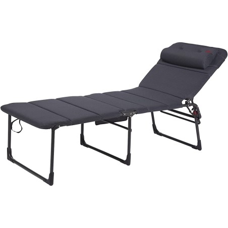 HOLLY CRESPO Sun lounger deck chair AP363 XL Air Deluxe grey