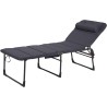 HOLLY CRESPO Sonnenliege Liegestuhl AP363 XL Air Deluxe grau
