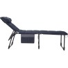 HOLLY CRESPO Sun lounger deck chair AP363 XL Air Deluxe blue