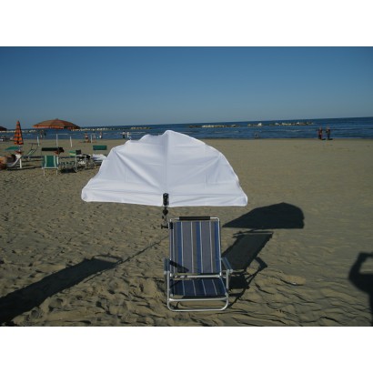 HOLLY STABIELO Beach chair fan umbrella natural with...