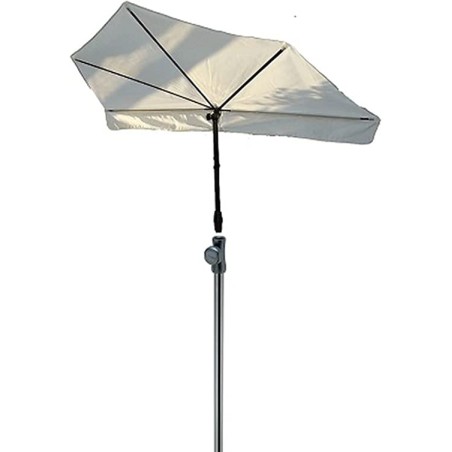 HOLLY STABIELO Fan umbrella white with umbrella pole and stand