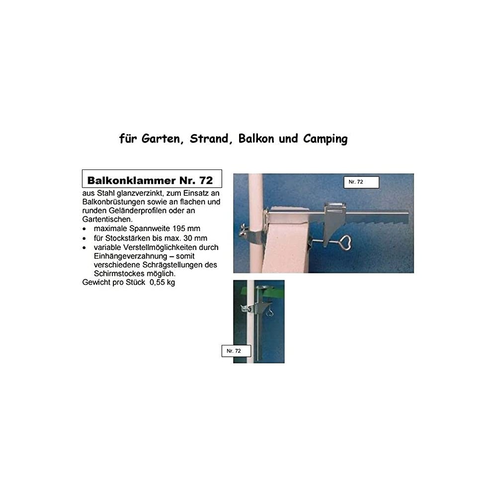 HOLLY STABIELO Fan umbrella yellow with parapet bracket and sun protection UV 50