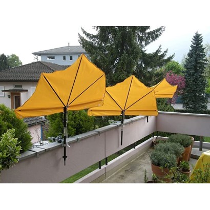 HOLLY STABIELO Fan umbrella yellow with parapet...