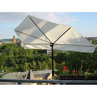 HOLLY STABIELO Fan umbrella natural with parapet...