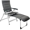 HOLLY STABIELO Outdoor XXL relax chair with leg rest, black