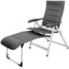 HOLLY STABIELO Outdoor XXL relax chair with leg rest, black