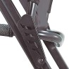 HOLLY STABIELO XXL camping chair, dark blue, super wide, with XXL cup holder