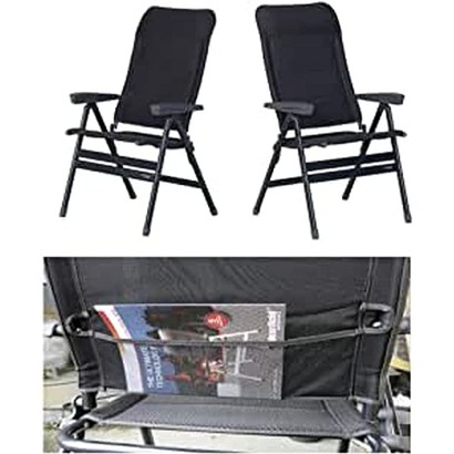 HOLLY STABIELO XXL camping chair, dark blue, super wide, with XXL cup holder