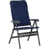 HOLLY STABIELO XXL camping chair, dark blue, super wide, with XXL cup holder