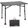 HOLLY STABIELO Camping table WF black, 100 x 68 cm, height adjustable, with bag