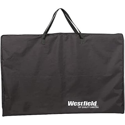 HOLLY STABIELO Camping table WF black, 100 x 68 cm, height adjustable, with bag